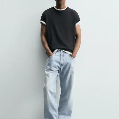 شلوار جین مردانه LOOSE FIT zara