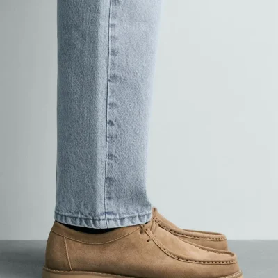 کفش رسمی مردانه چرم طبیعی zara