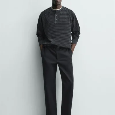 شلوار جین فیت راسته مردانه zara