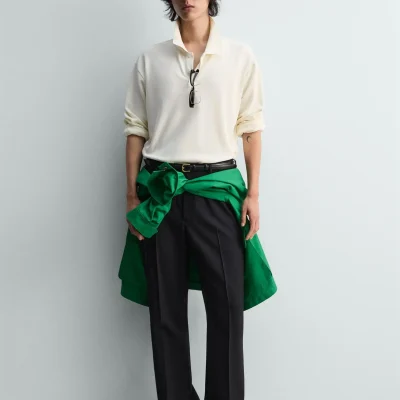 پولو شرت مردانه مدل M/L با پارچه پنبه ای ممتاز zara