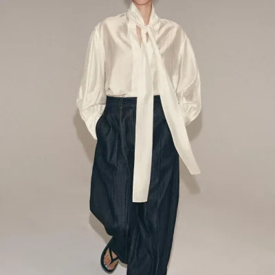 بلوز زنانه کامبری طرح دار zara