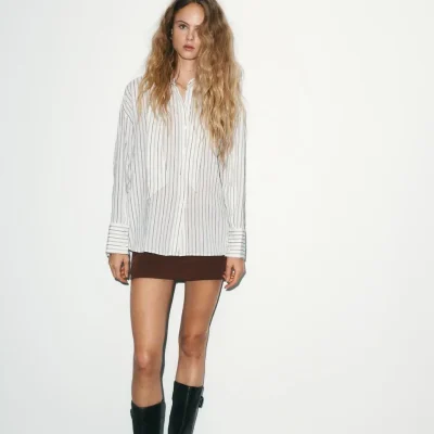بلوز زنانه طرح دار مدل T.CAMISA zara