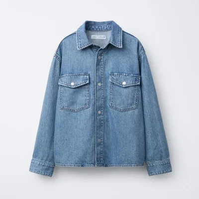 پیراهن جین جیب‌دار پسرانه zara