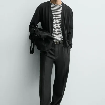 کیف دستی چرمی طرح جیر zara