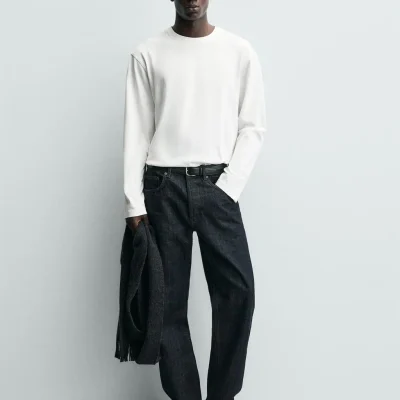 تیشرت مردانه آستین کوتاه مدل M/L zara