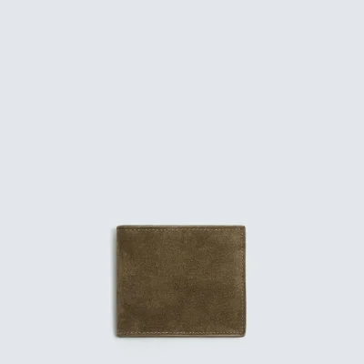 کیف پول چرمی طرح جیر - مجموعه Origins zara