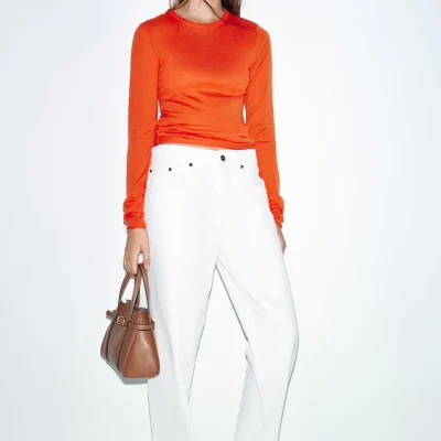 کیف دستی زنانه چرم طبیعی مدل Z1 zara