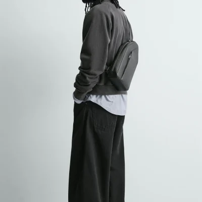 کیف دوشی چرمی مردانه مدل بندوله zara