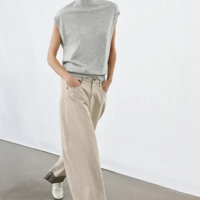 جلیقه بافتنی زنانه مدل Knit Vest zara