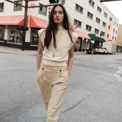 بلوز بافتنی زنانه مدل Knit Top zara
