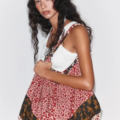 کیف دستی زنانه چرم طبیعی مدل Bolsa/Shopping zara