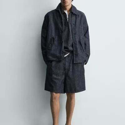 برمودا جین مردانه – مدل کلاسیک با دوخت ممتاز zara