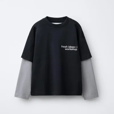 تیشرت بچه گانه طرح دار - سایز M/L zara