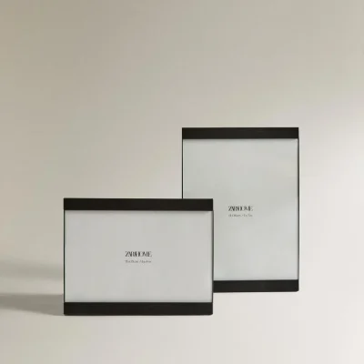 قاب عکس مدرن با روکش مخملی zara