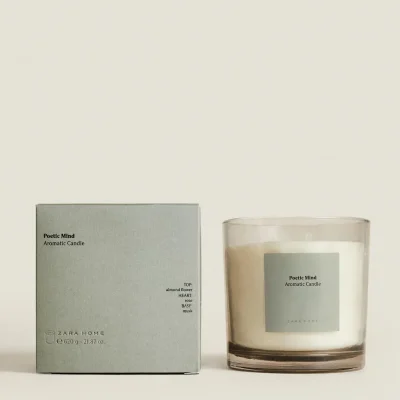 شمع معطر لوکس - رایحه وانیل و دارچین zara