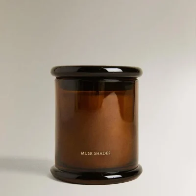 شمع معطر لوکس - رایحه وانیل و دارچین zara