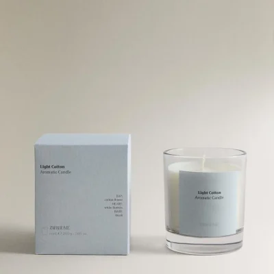 شمع معطر لوکس با رایحه وانیل و دارچین zara