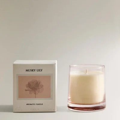 شمع معطر وانیلی لوکس zara
