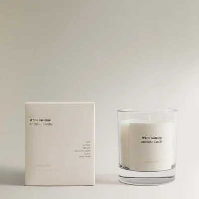 شمع معطر لوکس با رایحه وانیل و دارچین zara