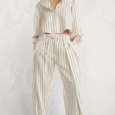شلوار پارچه‌ای زنانه مدل کلاسیک zara