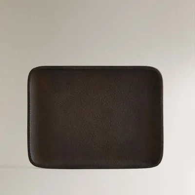 سینی سرو چوبی طرح دار zara