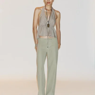 شلوار پیژامه راسته زنانه zara