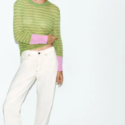 بافت زنانه مدل نازک zara