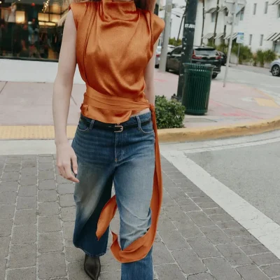 بلوز زنانه طرح دار مدل B.CAMISA zara