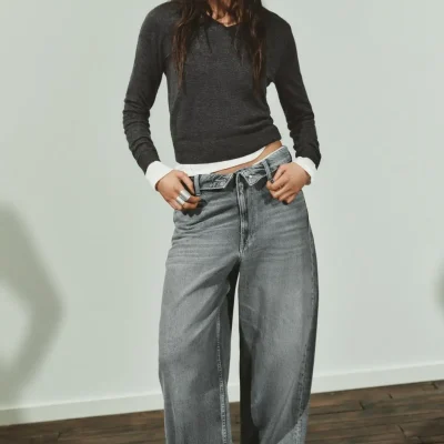 شلوار جین زنانه مدل T.PANT.PAQUETER با کیفیت عالی zara