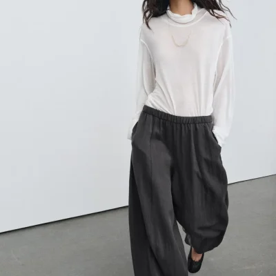 شلوار پارچه ای زنانه مدل کلاسیک zara
