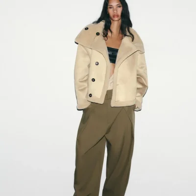 شلوار پارچه‌ای زنانه مدل T.PANTALON zara