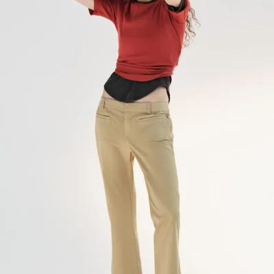 شلوار پارچه‌ای زنانه مدل T.PANTALON zara