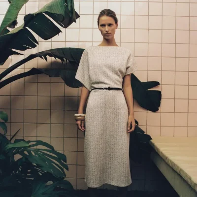 تیشرت زنانه C.VESTIDO BASIC zara