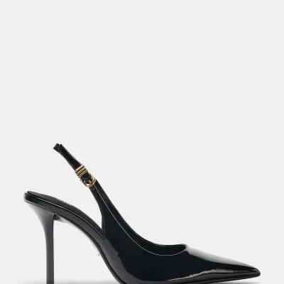 کفش پاشنه‌دار با بند فلزی و پنجه تیز zara