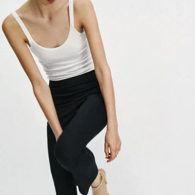 صندل پاشنه‌بلند روگن با بند مچی سگکی zara