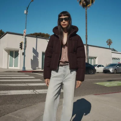 anorak تریکو کلاه‌دار zara