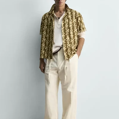 پیراهن تابستانی مردانه F. Summer Shirt zara