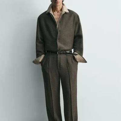 کاپشن سوپرشا مردانه مدل Sobrecamisa zara