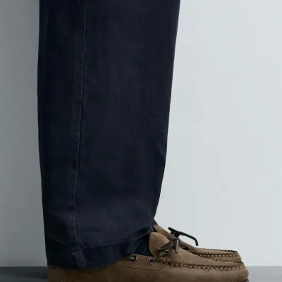 کفش رسمی مردانه چرم طبیعی zara