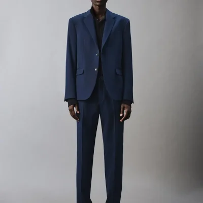 شلوار پارچه‌ای مردانه با دوخت دقیق zara