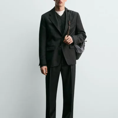 بلیزر تویل %100 پشم AARON LEVINE X ZARA