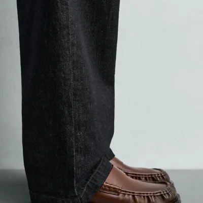 موکاسین چرم مردانه zara