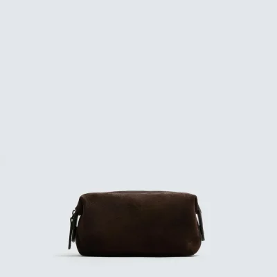 کیف بند انداختی مردانه چرم اصل zara