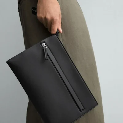 کیف دوشی چرمی مردانه مدل Bandole zara