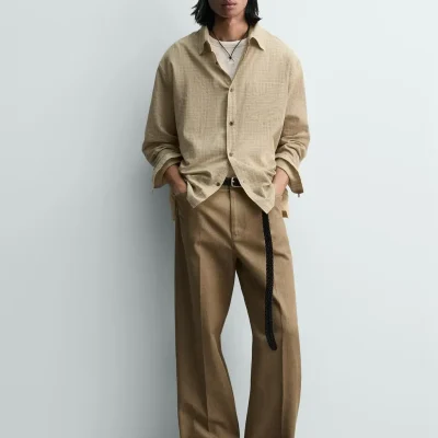 پیراهن چهارخانه نسخه محدود zara