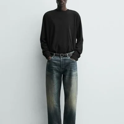 شلوار جین مردانه STRAIGHT FIT zara