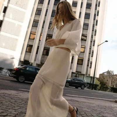 دامن بافتنی زنانه مدل نایس zara