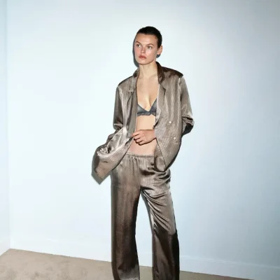 پایین پیژامه راه‌راه zara