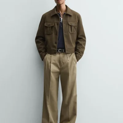 کاپشن چرمی مردانه F. Cazadora zara