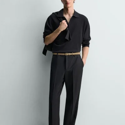 پولو نخی-کتانی تریکو Limited Edition zara